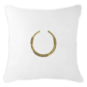 Amulet Delhi White Lounge Cushion 55x55cm