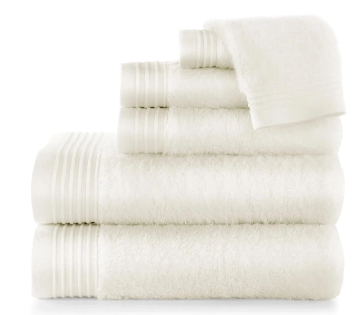 Bamboo 6-Piece Towel Sets by Peacock Alley