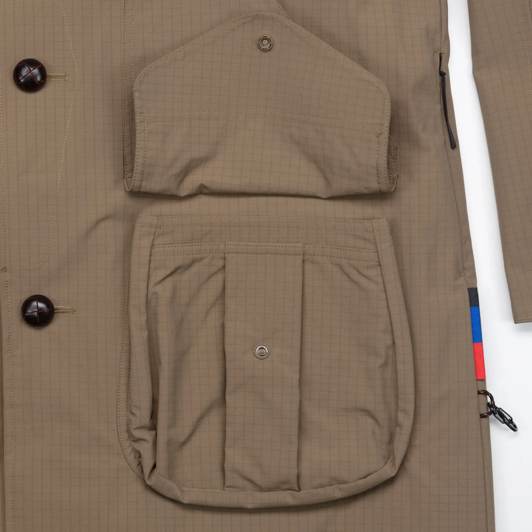 Country Coat in Military Green Ripstop