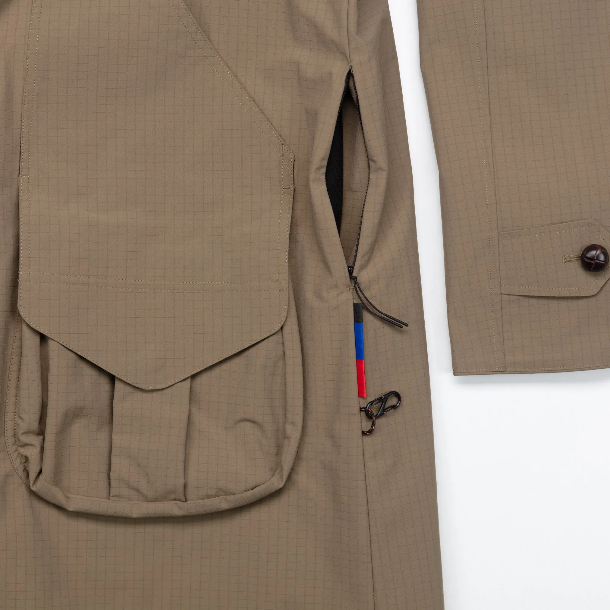 Country Coat in Military Green Ripstop