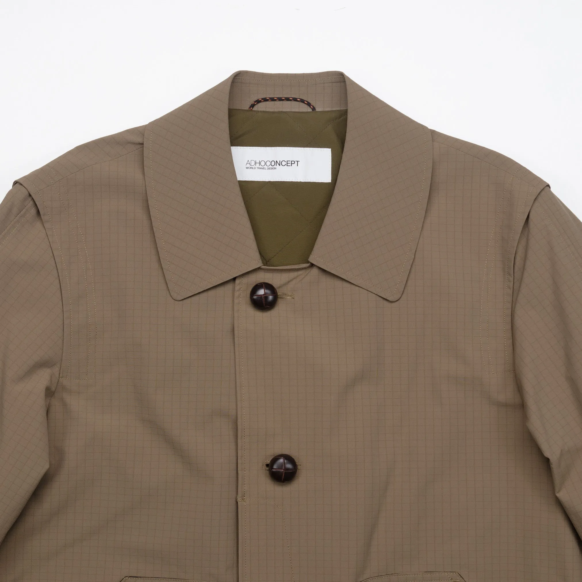 Country Coat in Military Green Ripstop