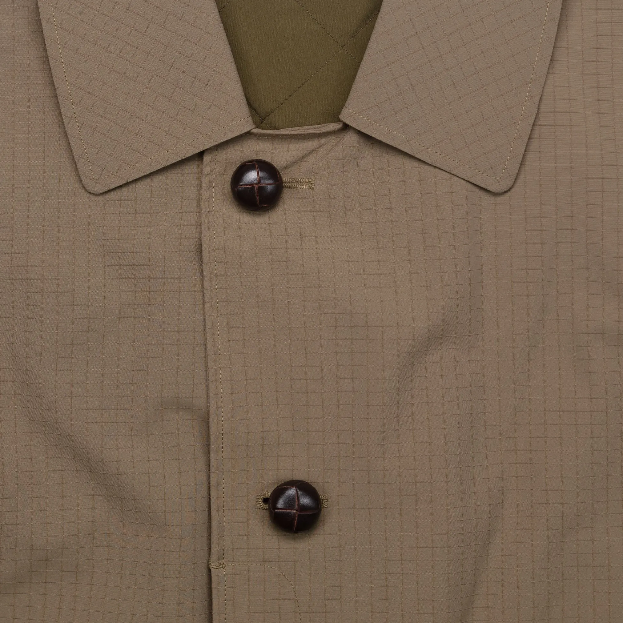 Country Coat in Military Green Ripstop
