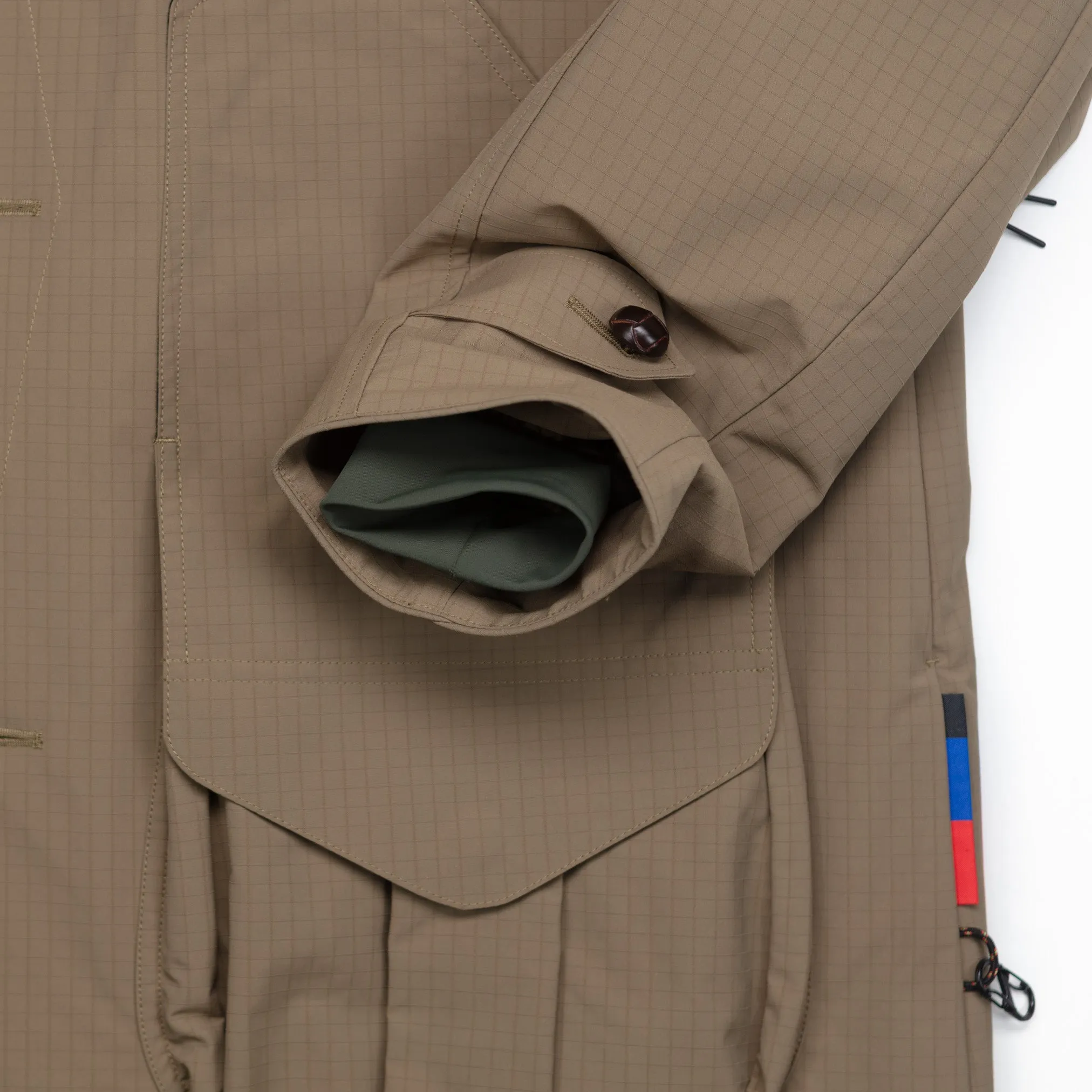 Country Coat in Military Green Ripstop