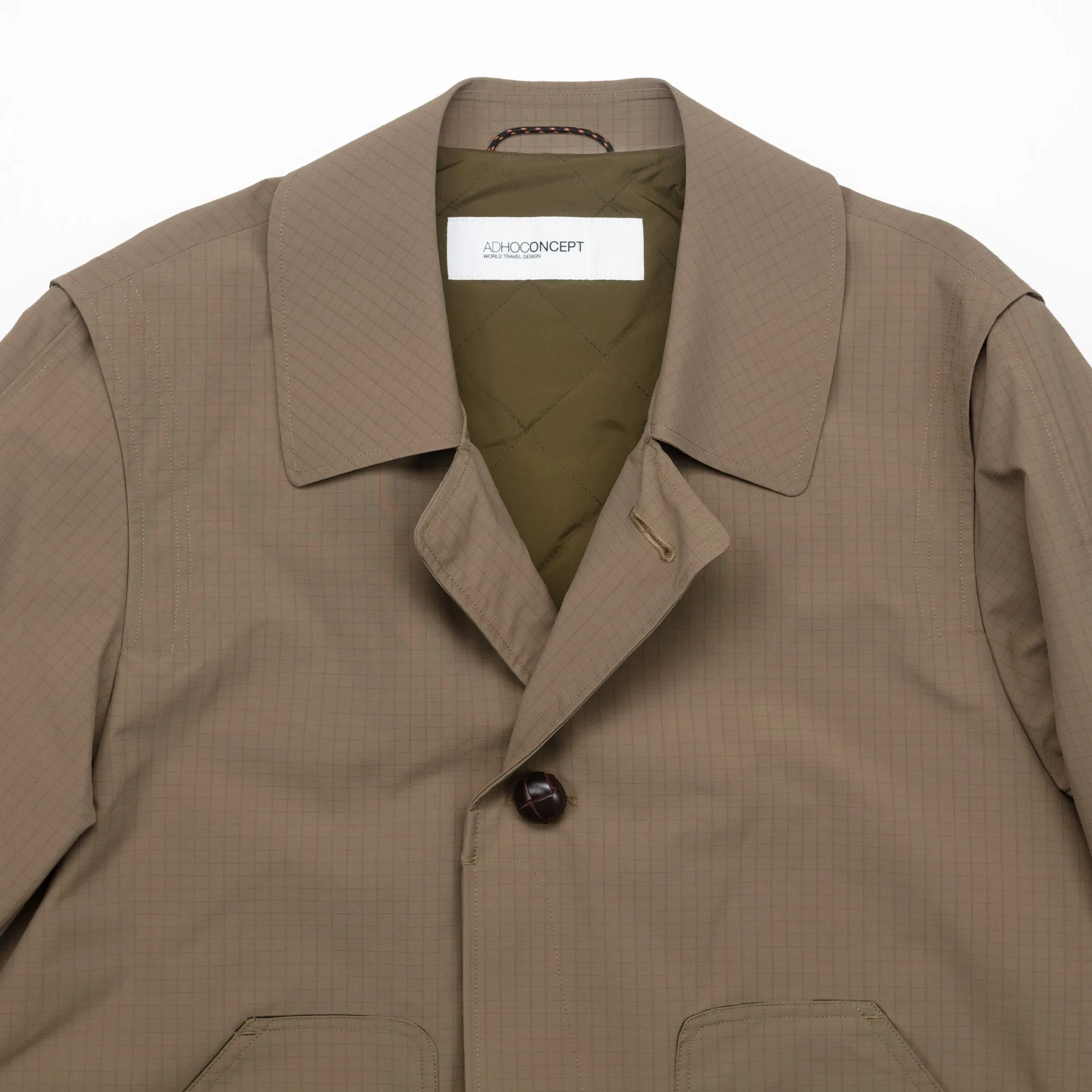 Country Coat in Military Green Ripstop