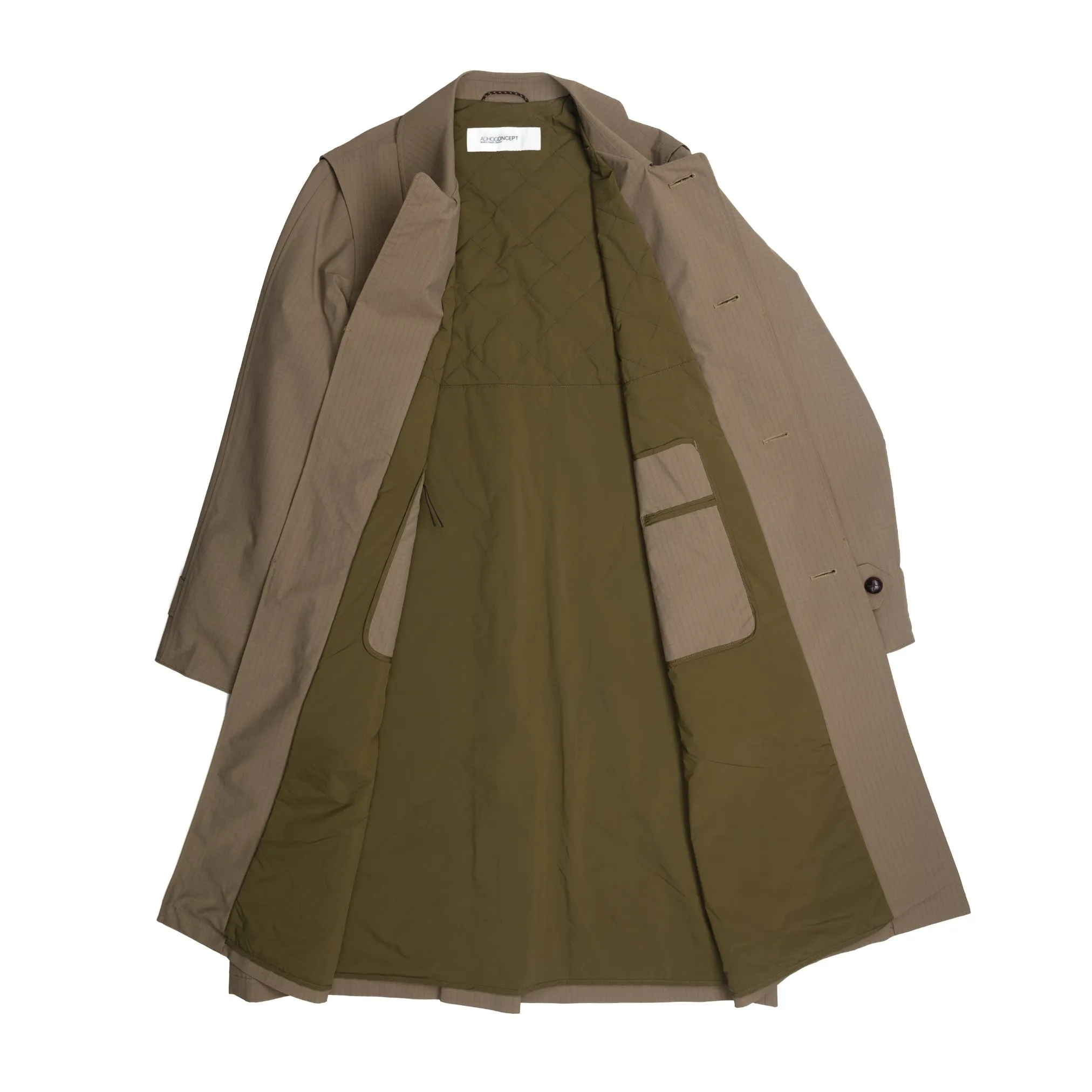 Country Coat in Military Green Ripstop