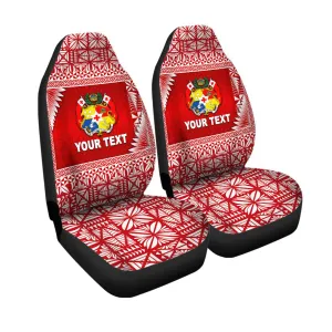Custom Tonga Coat Of Arms Car Seat Coversmplified Version Red