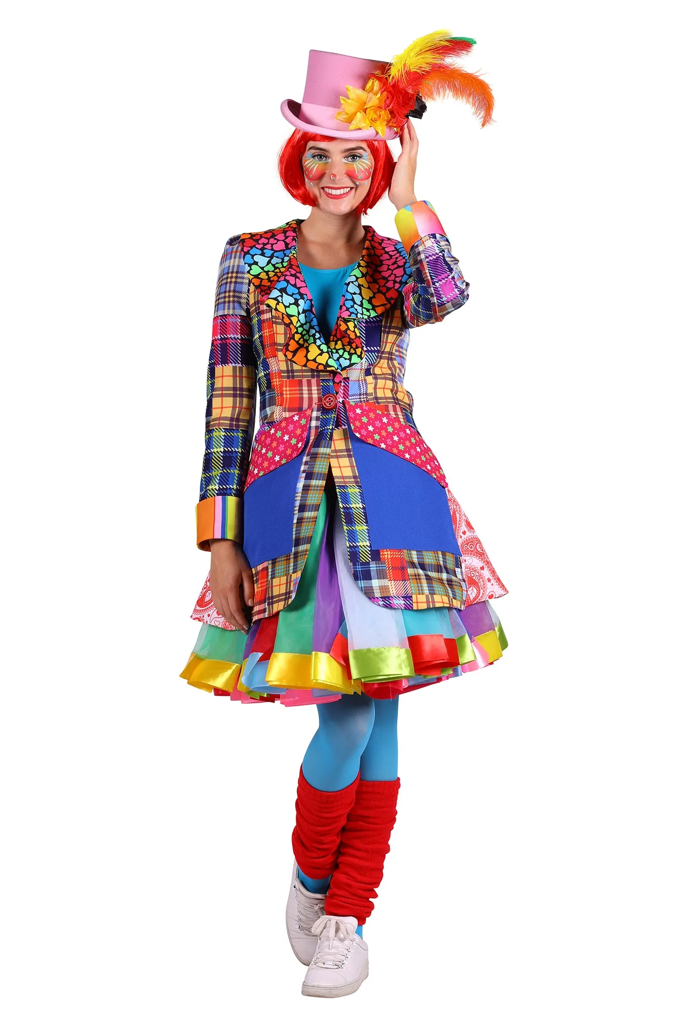 Deluxe Clown Carnival Jacket Ladies