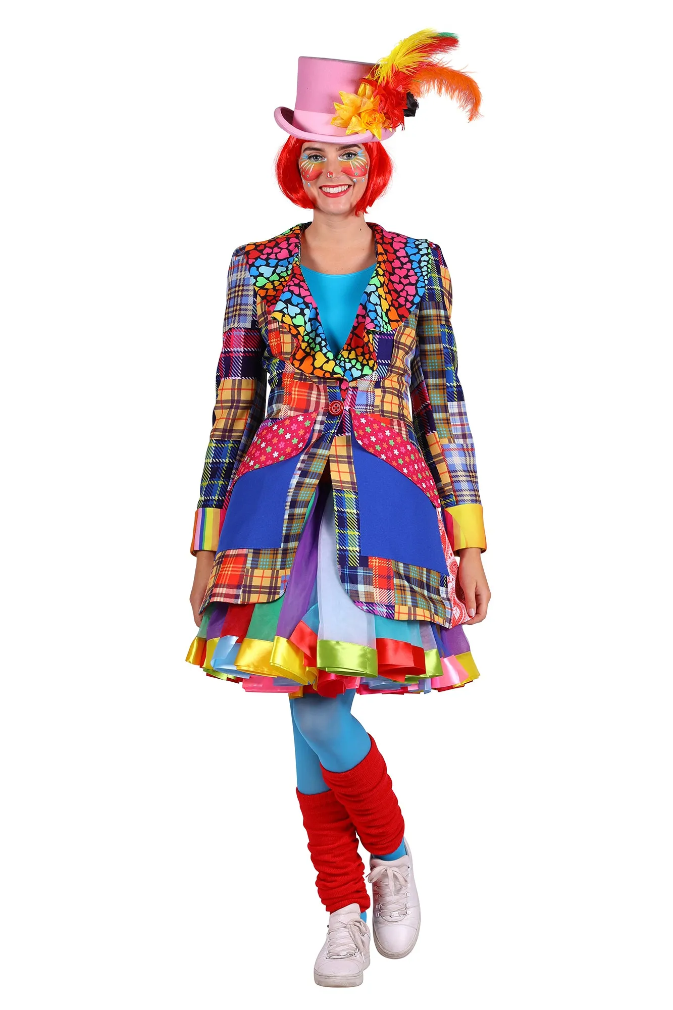 Deluxe Clown Carnival Jacket Ladies