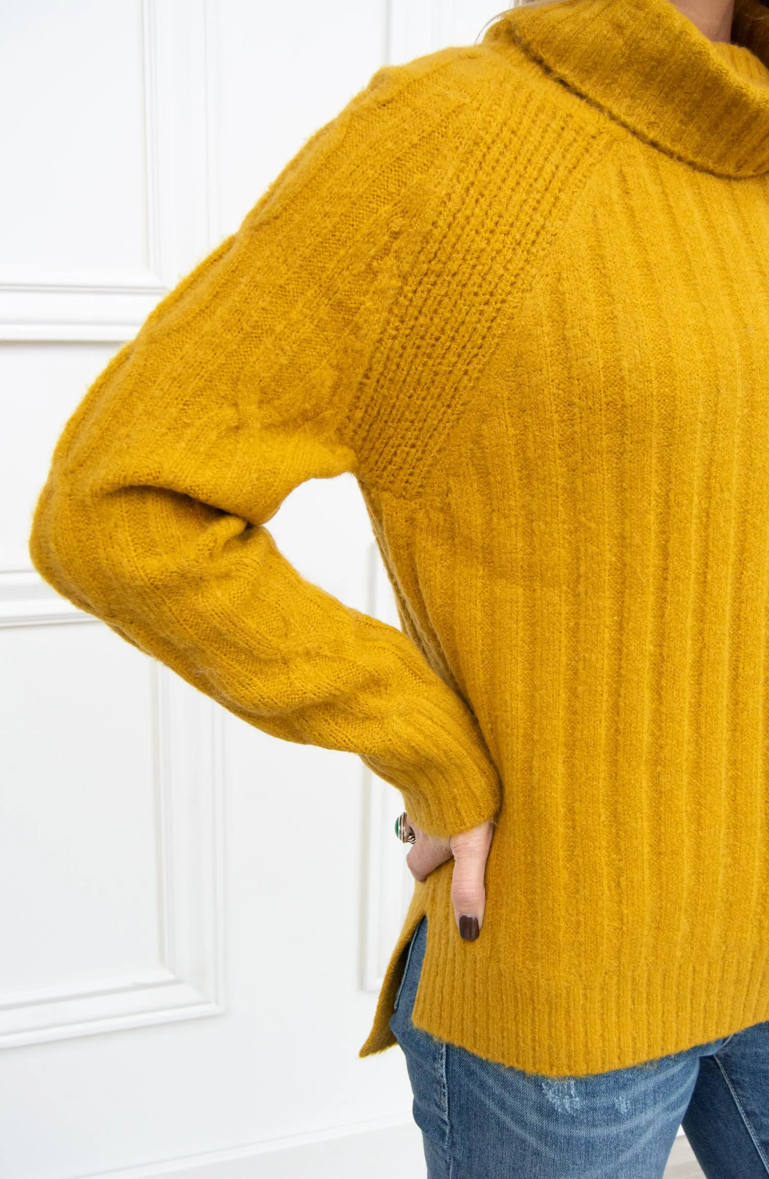 Dijon Cable Knit Sweater