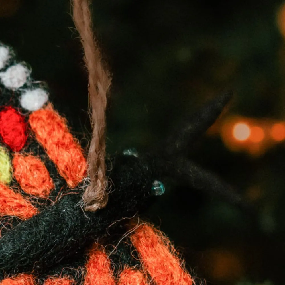 Felt Butterfly Ornament