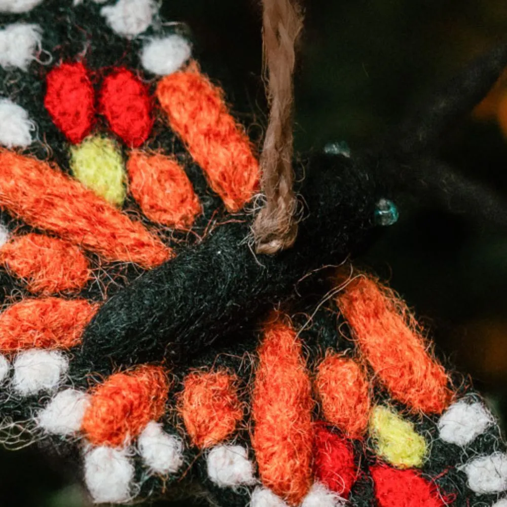 Felt Butterfly Ornament