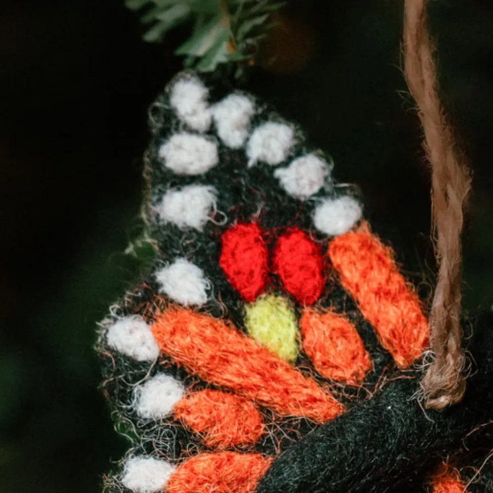Felt Butterfly Ornament