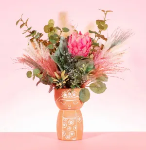 Frida Terracotta Vase