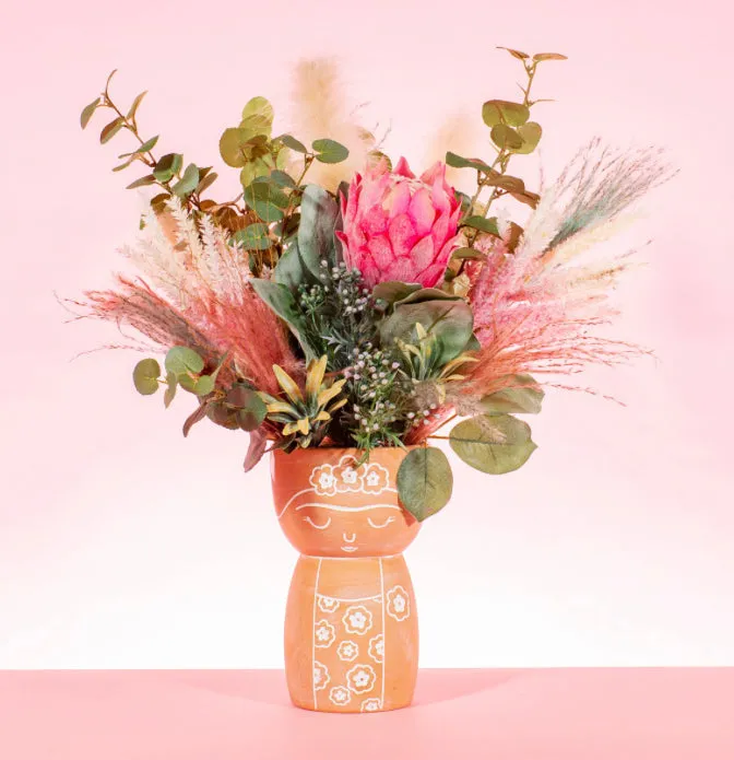 Frida Terracotta Vase