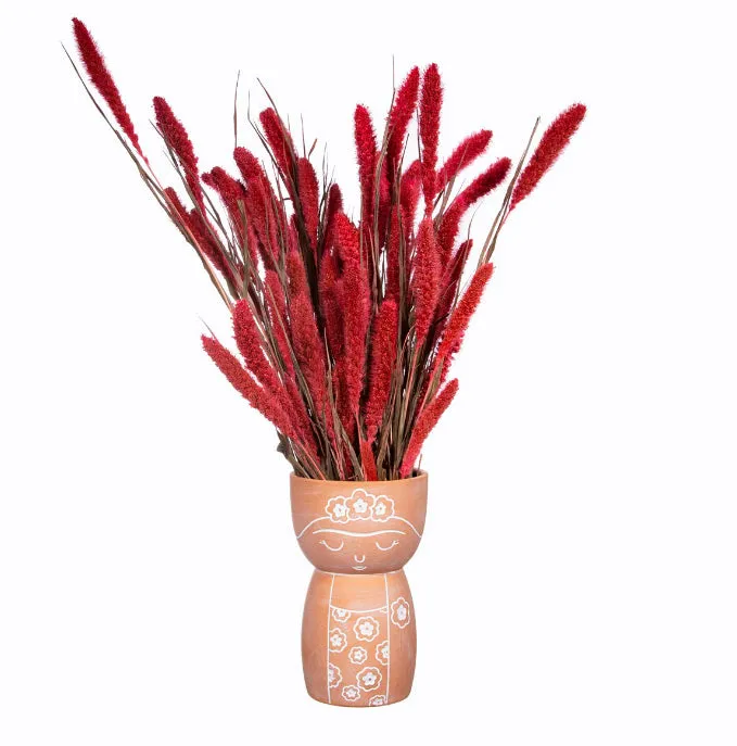 Frida Terracotta Vase