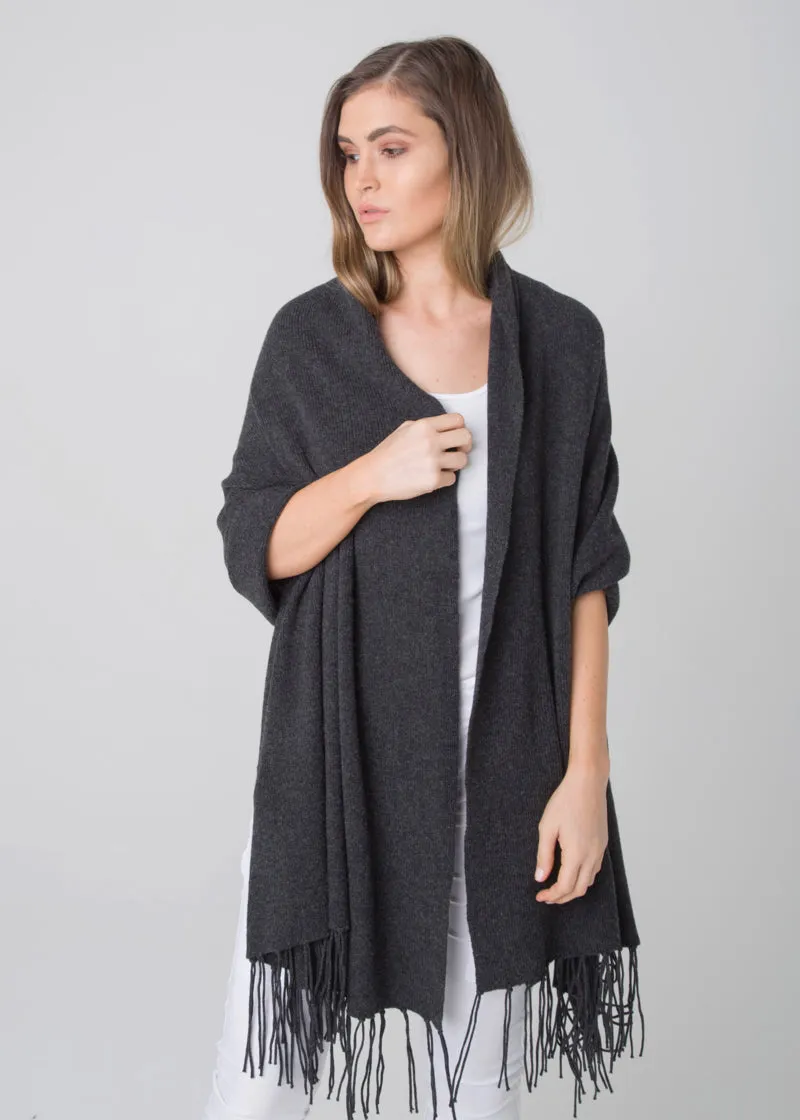 Hand Fringed Shawl