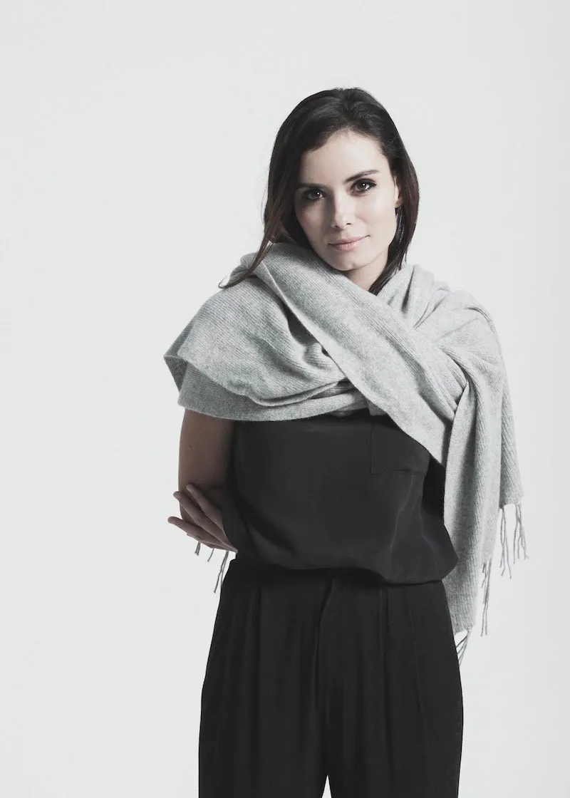 Hand Fringed Shawl