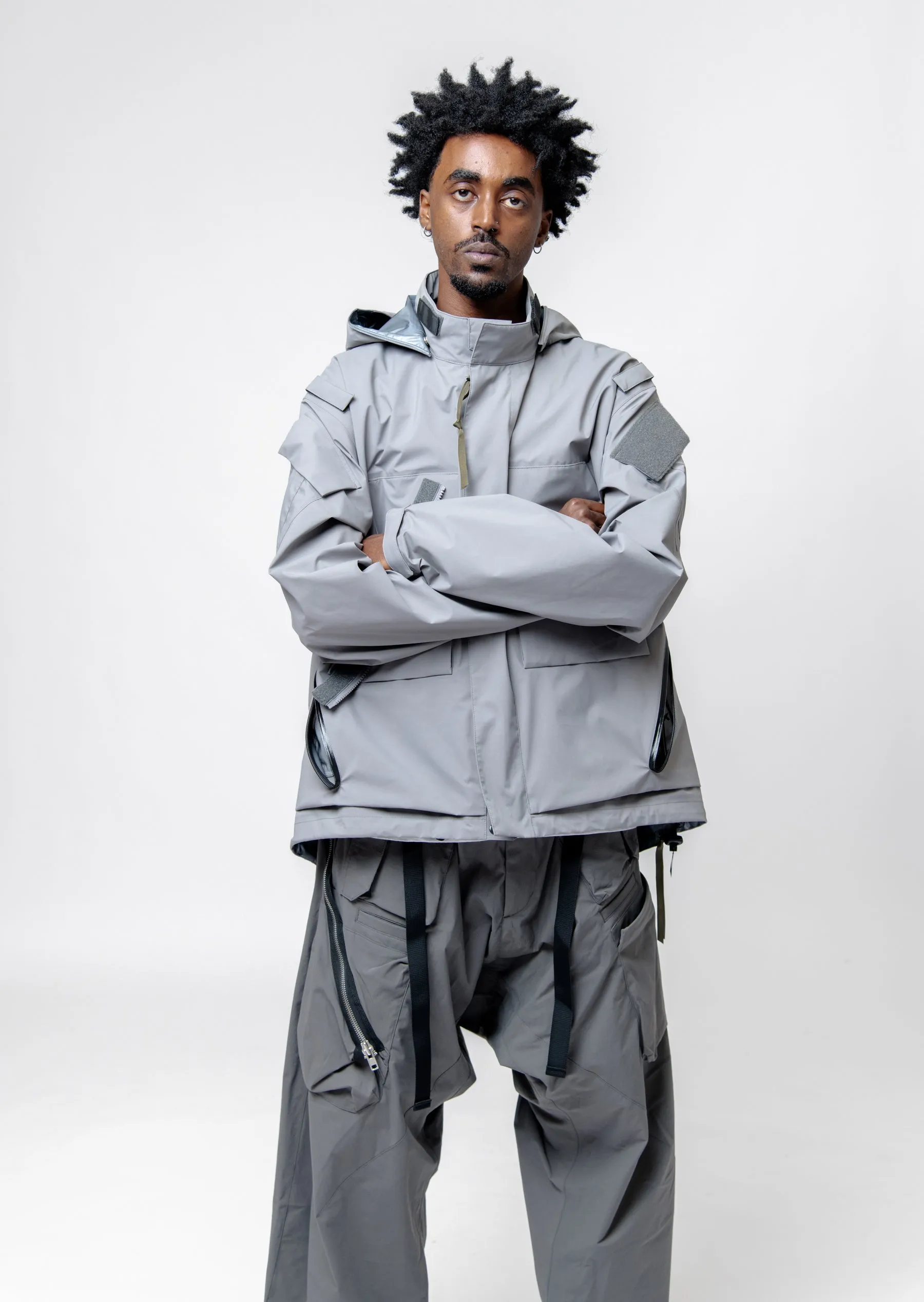 J14-GT 3L Gore-Tex Interops Jacket Gen.1 Hardshell (WP) Hellgrau