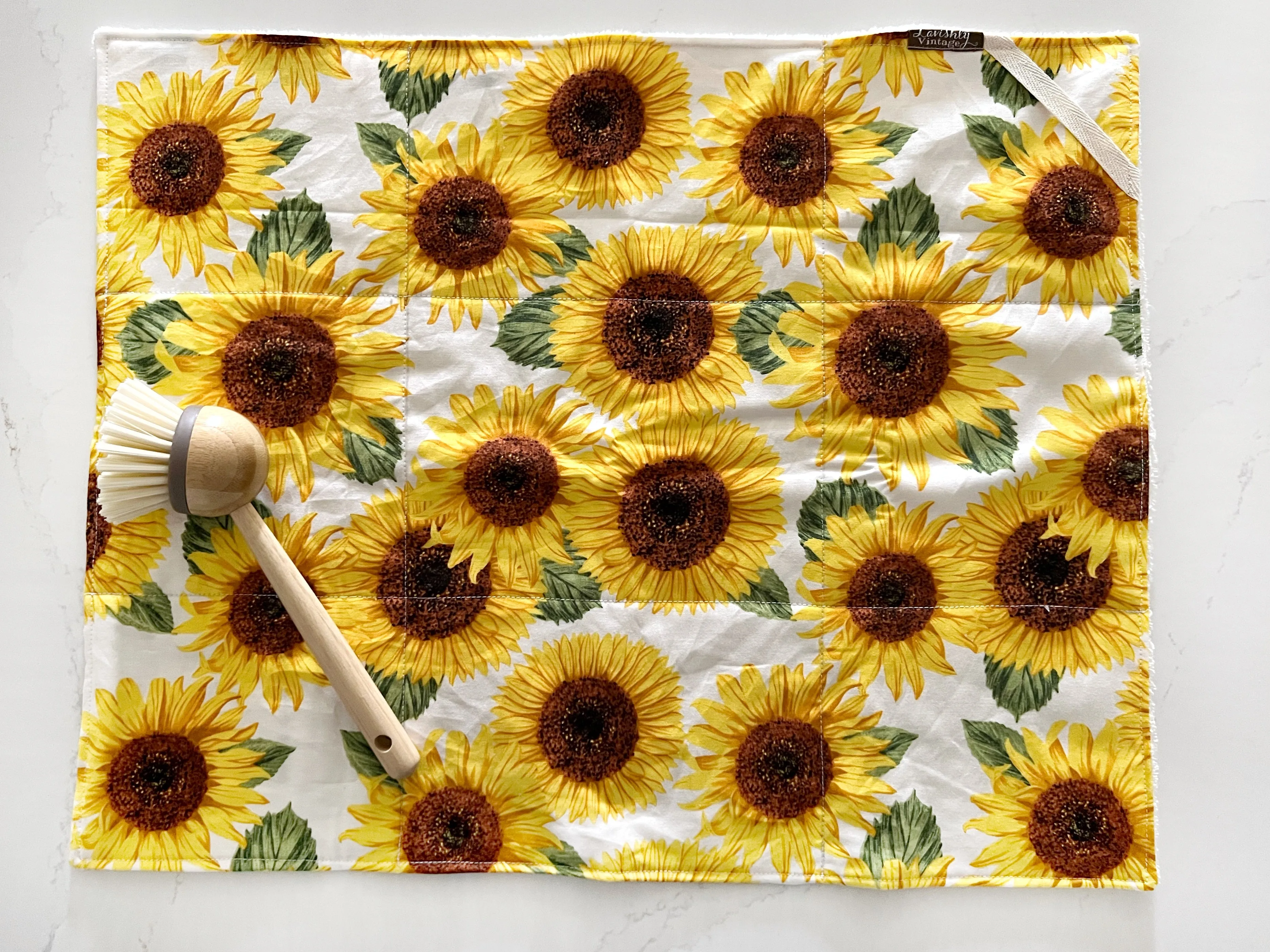 Large sunflowers Drying Mat