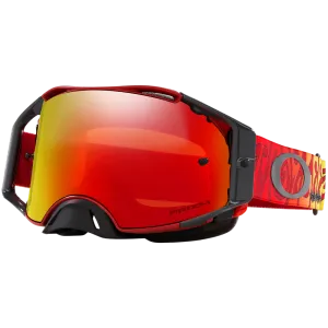 Oakley Airbrake Troy Lee Designs Trippy Goggles - Prizm MX Torch Iridium Lens (Red)