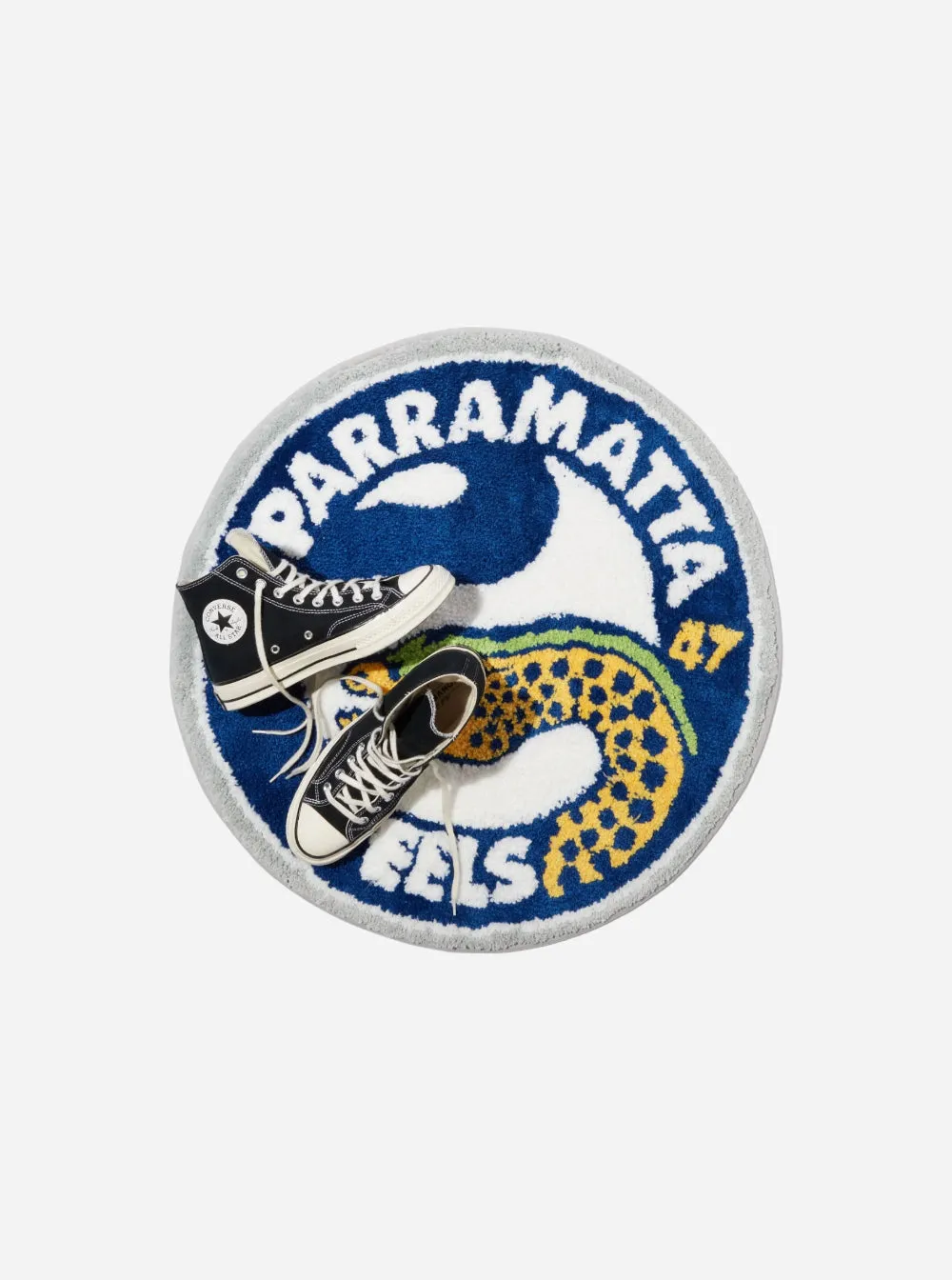 Parramatta Eels Cotton On Team Logo Floor Rug