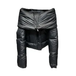 Pre Order:  Off Shoulder Cotton Padded Jacket