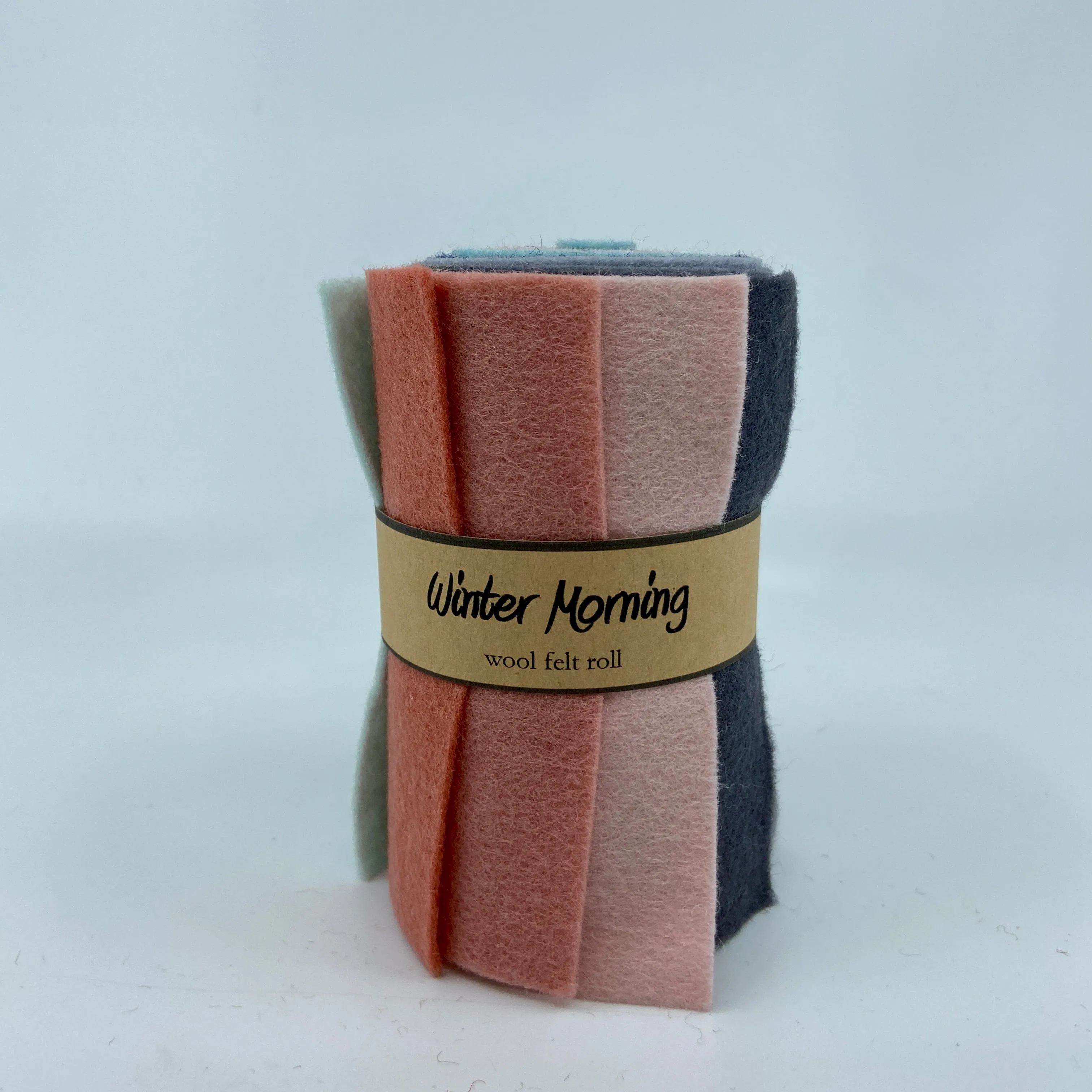 Small Wool Felt Roll - Winter Morning