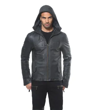 Tiger Leather Hoody