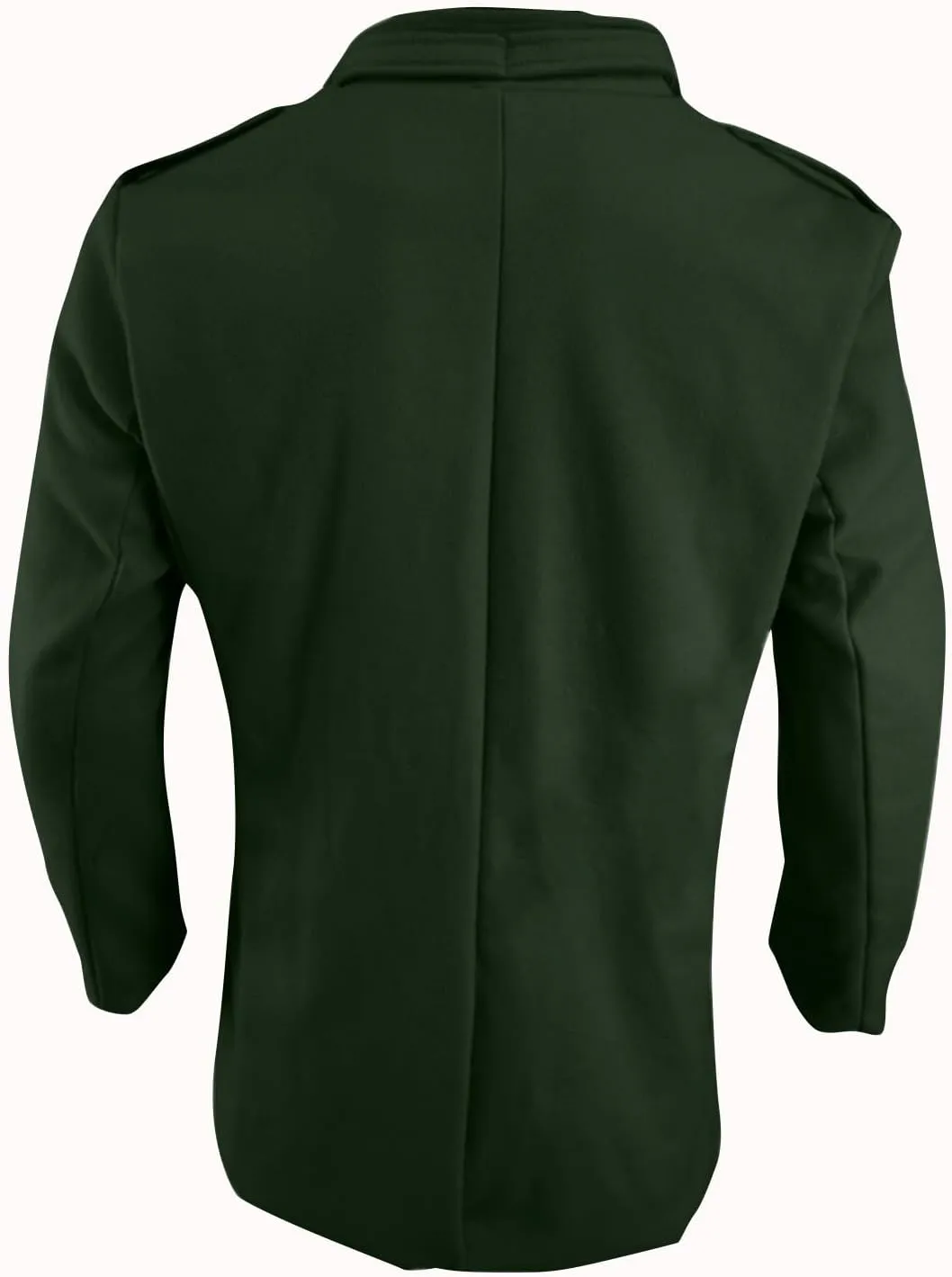 Trench Coat Men Wool Blend Double Breasted Notched Lapel Slim Fit Mid Long Windbreaker Causal Business Overcoat