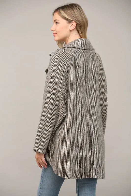 Tweed Oversize Coat